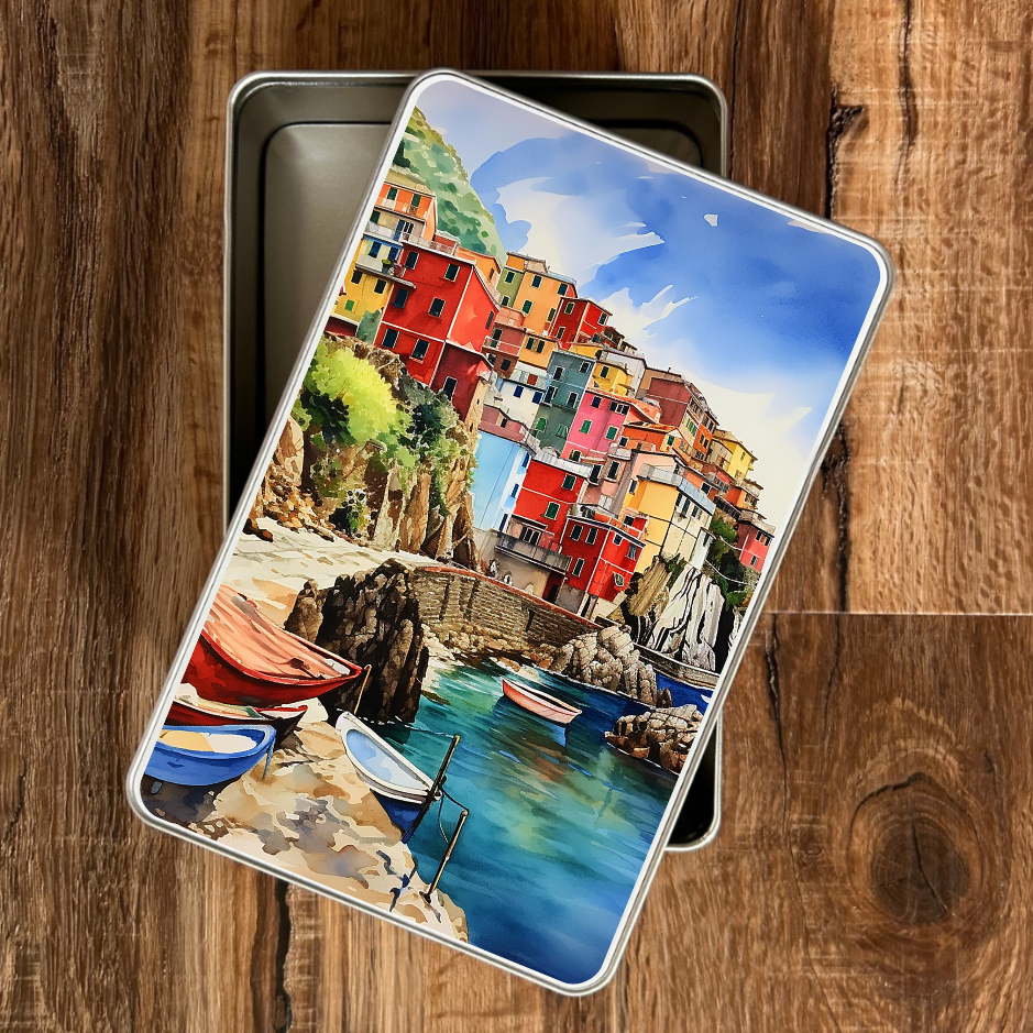 Italy_Italian_Riviera_Retro_Vintage_Biscuit_Tin_Cinque_Terre_Piccola_Australia_Biscotti