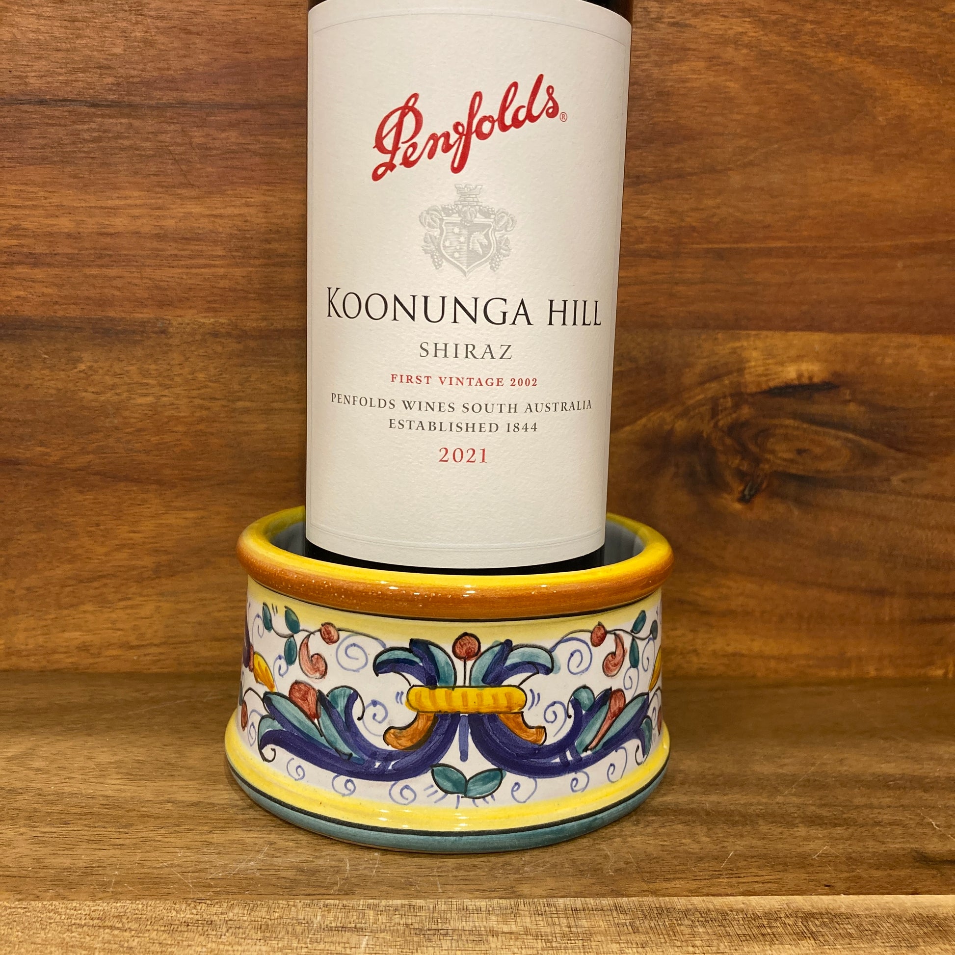 Ricco Deruta Piccola Italian ceramic majolica wine coaster candle coaster diffuser coaster Made in Italy 3