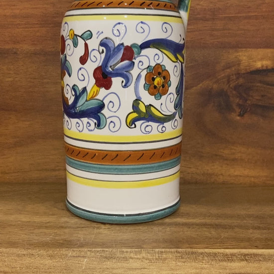 Ricco Deruta Piccola Italian ceramic oil bottle cruet Made in Italy 3